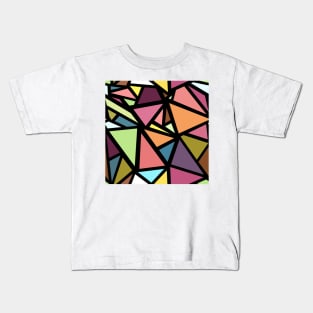 Colorful triangles pattern 5 Kids T-Shirt